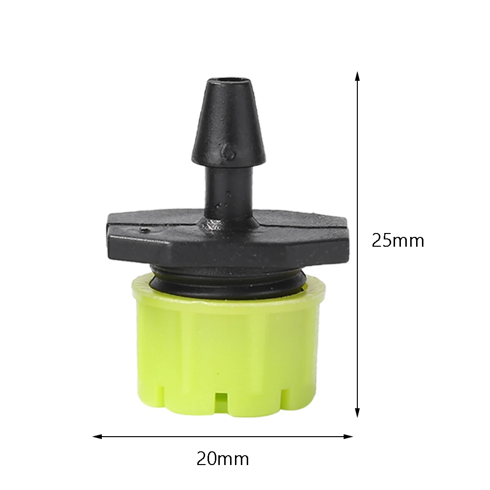 Adjustable Water Dropper 100PCS Micro Flow Irrigation Hose Drip Head Kit Adjustable Nozzles Drip Irrigation SprinklerDripEmitter garden sprinkler plants irrigation kits plant waterer irrigation sprinklers garden irrigation nozzle drip irrigation drip irrigation sprinklers garden dripper