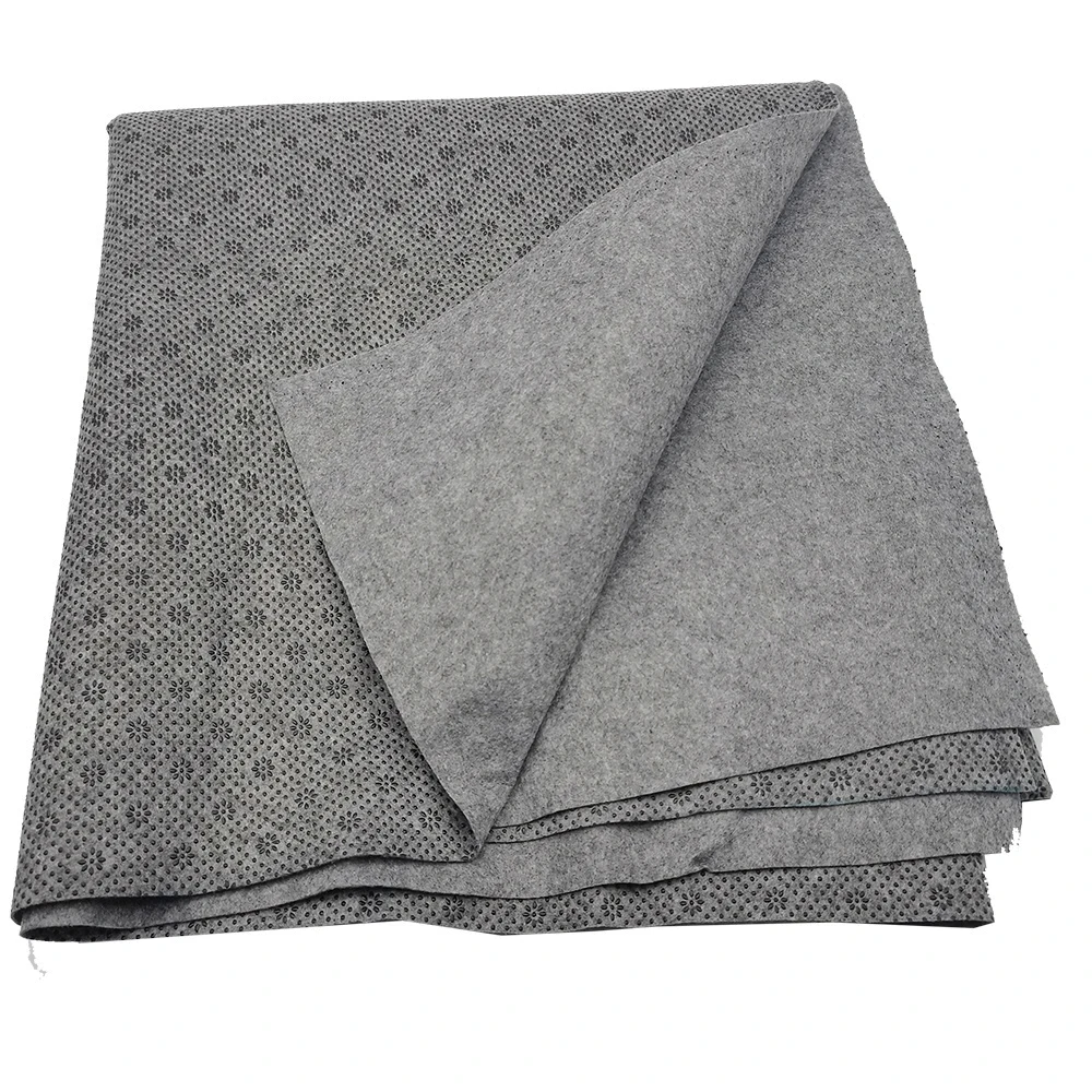 180*100cm Plum Blossom Pattern Vinyl Rubber Non Slip Felt Fabric For Diy Carpet Floor Mats Car Seat Cushion Anti-slip Material