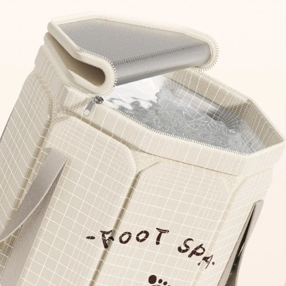 Collapsible Foot Bath Bucket Anti-Leak Oxford Cloth Foot Soak Bucket Large Capacity Space-Saving Foot Spa Bath Tub