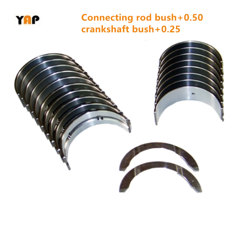

G4NA G4NB Connecting rod bearing +0.50&Crankshaft bearing +0.25&Washer-Thrust FOR HYUNDAI IX35 I45 G4NA 2.0L NU 1.8L 23060-2E050