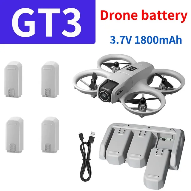 GT3 Mini Drone Battery Charger Original 3.7V 1800mAh  Battery for GT3/GT3 Max Drone Wholesale