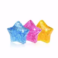 3d Star Shaped Crystal Puzzle Jigsaw Model Intellectual Diy Toy Gift Furnish Home Decor 1