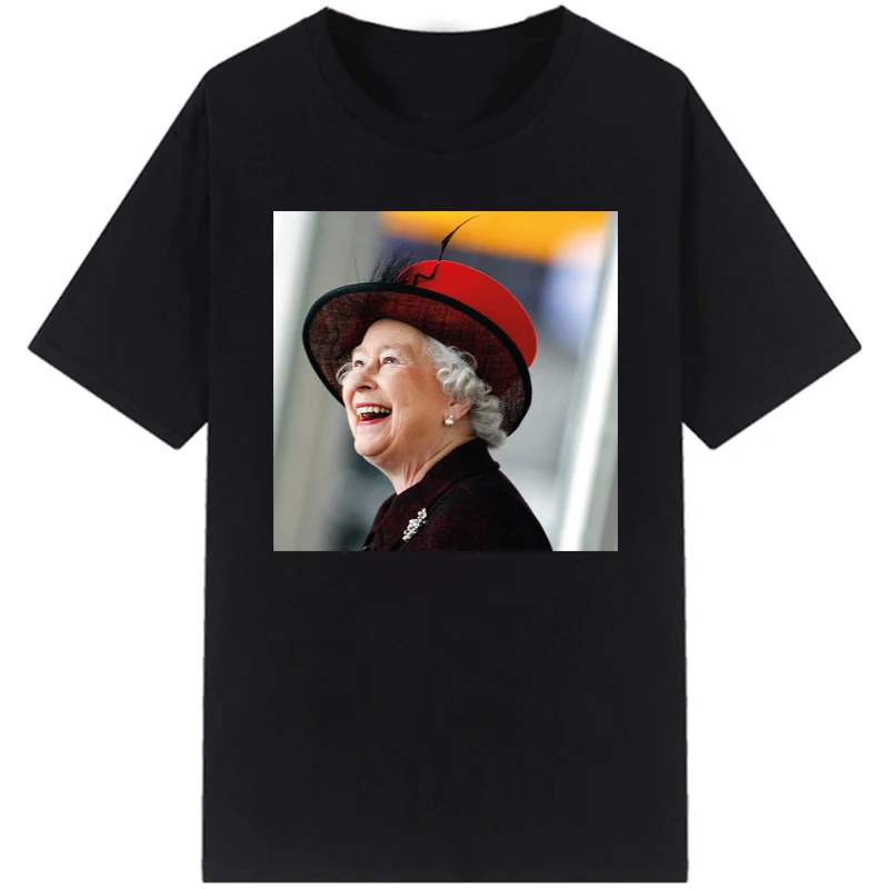 New Queen Elizabeth Ii Dal 1952 T-Shirt Monarch God Save The Queen Gift Idea Tee Graphic Tops London Bridge Is Falling Down