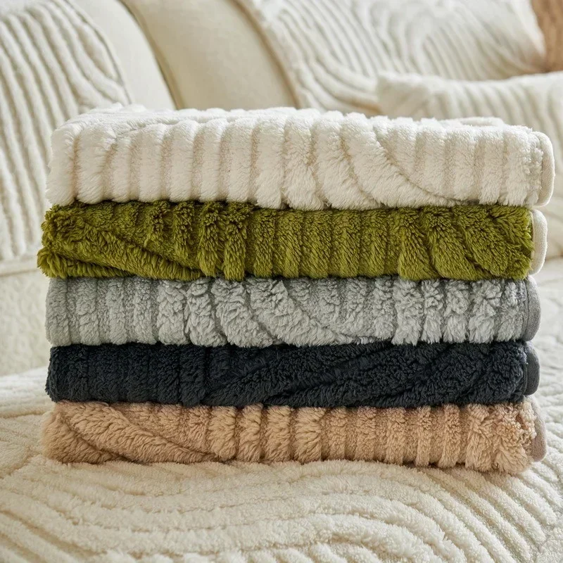 Wave Striped Sofa Cover 3