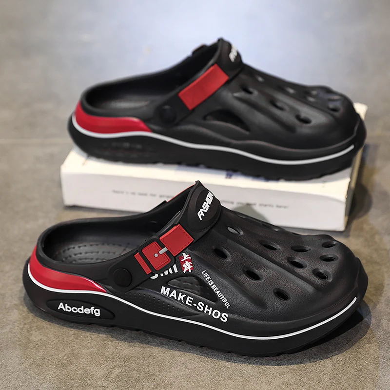 Summer Men Sandals Outside Beach Shoes Fashion EVA Men Slippers with Arch Support Waterproof Garden Shoes For Men Clogs 3