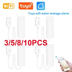 Tuya WiFi Water Leakage Sensor Smart Home Water Leakage Detector Flood Alert Overflow Security Protection Via Smart Life App