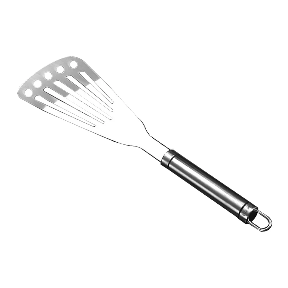 

Stainless Steel Steak Spatula Slant Grill Scraper Non Stick Fry Pan Fried Fish Pie