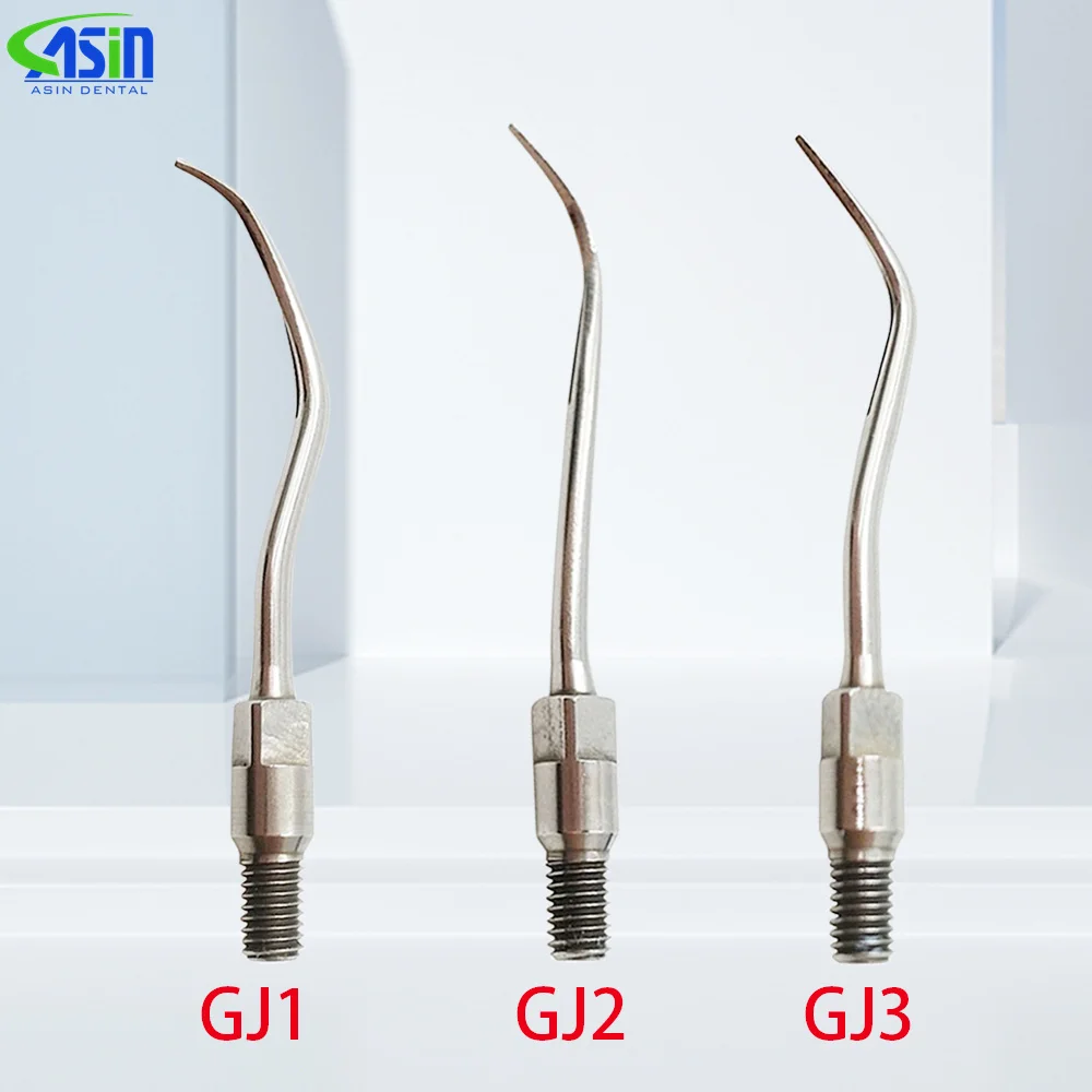 6-teiliges Set Zahnärztliche Ultraschall-Scaler-Spitzen GJ1/GJ2/GJ3 für NSK Air Scaler, Hochpräzise Zahnärztliche Instrumente