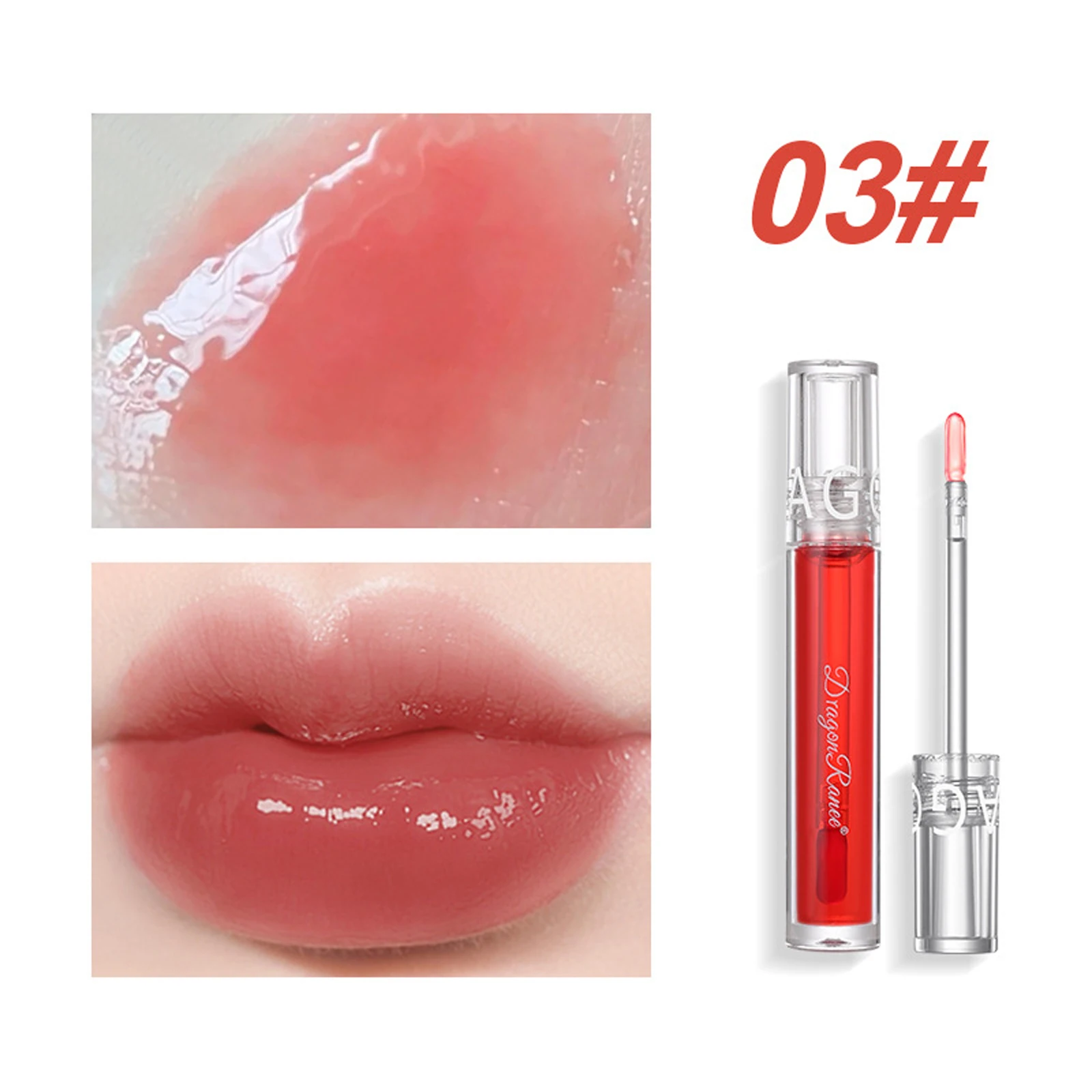 

Mirror Water Lip Glaze Lipstick Jelly Lip Gloss Shiny Clear Moisturizing Lip Gloss Glitter Liquid Lipstick Lip Oil Lip Tint Care