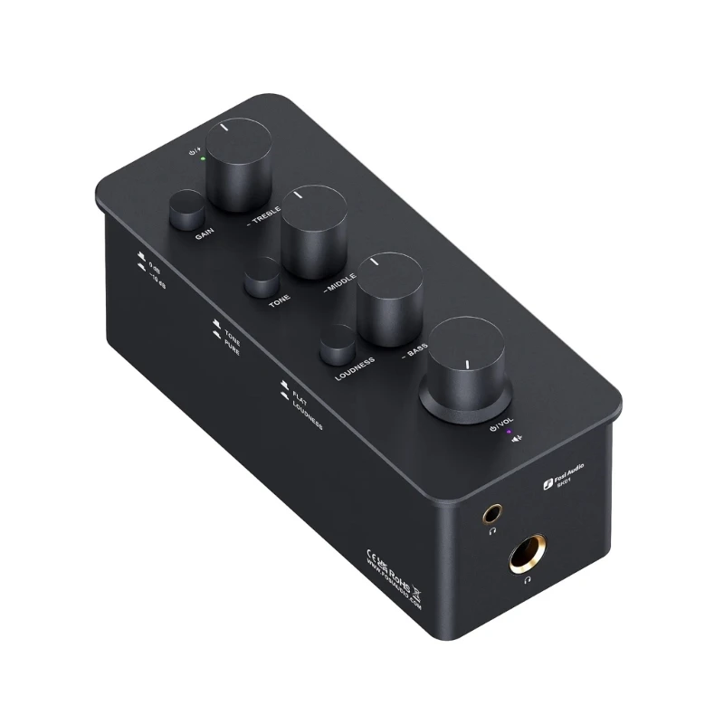 

Portable 2 in 1 Headphone Amplifier Versatile Headphone Amp Aluminum Alloy Headphone Amplifier Your Audios Quality N2UB