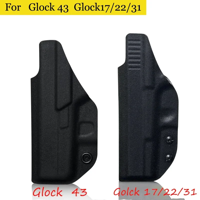 

WEEWOLVES IWB Kydex Holster Fit For Glock 17/22/31 Glock 43 Pistol - Inside Waistband Concealed Carry Case
