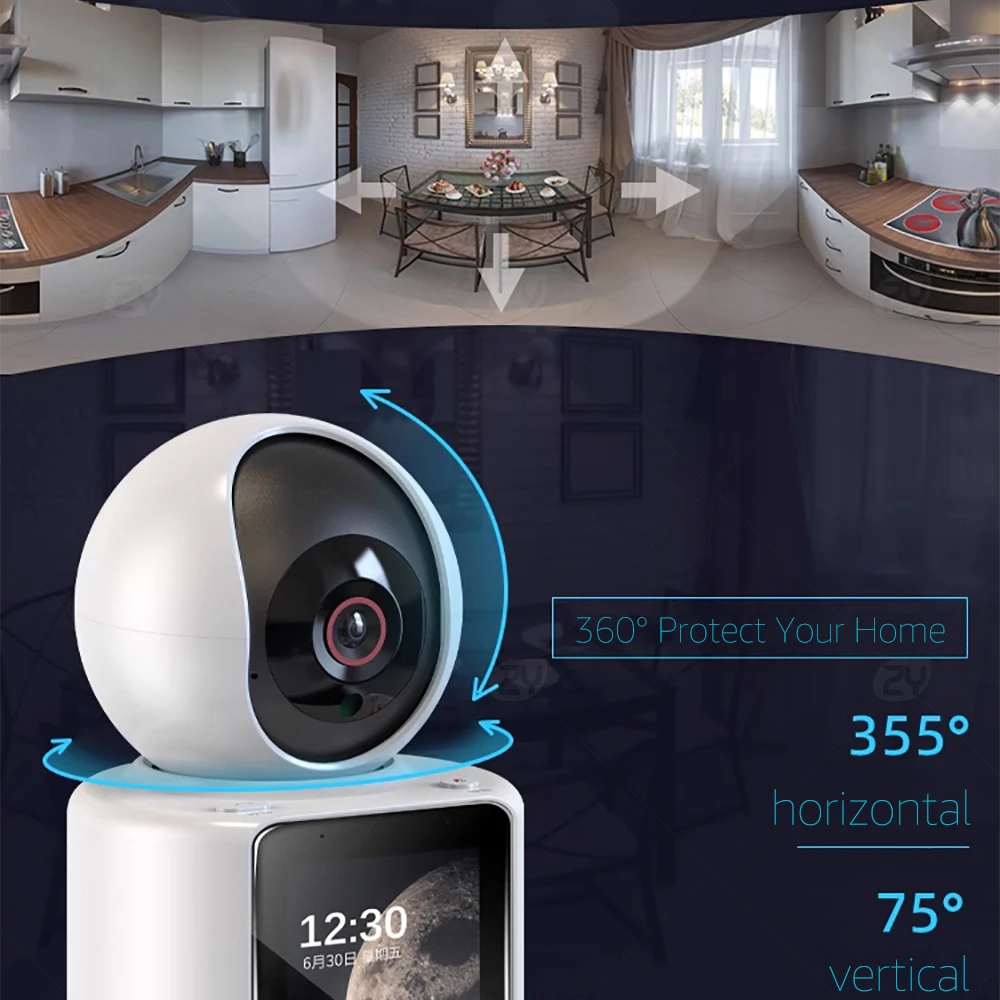 その他 Video calling Smart camera Amazon.com : Indoor Two Way Video Camera for Home with 2.8