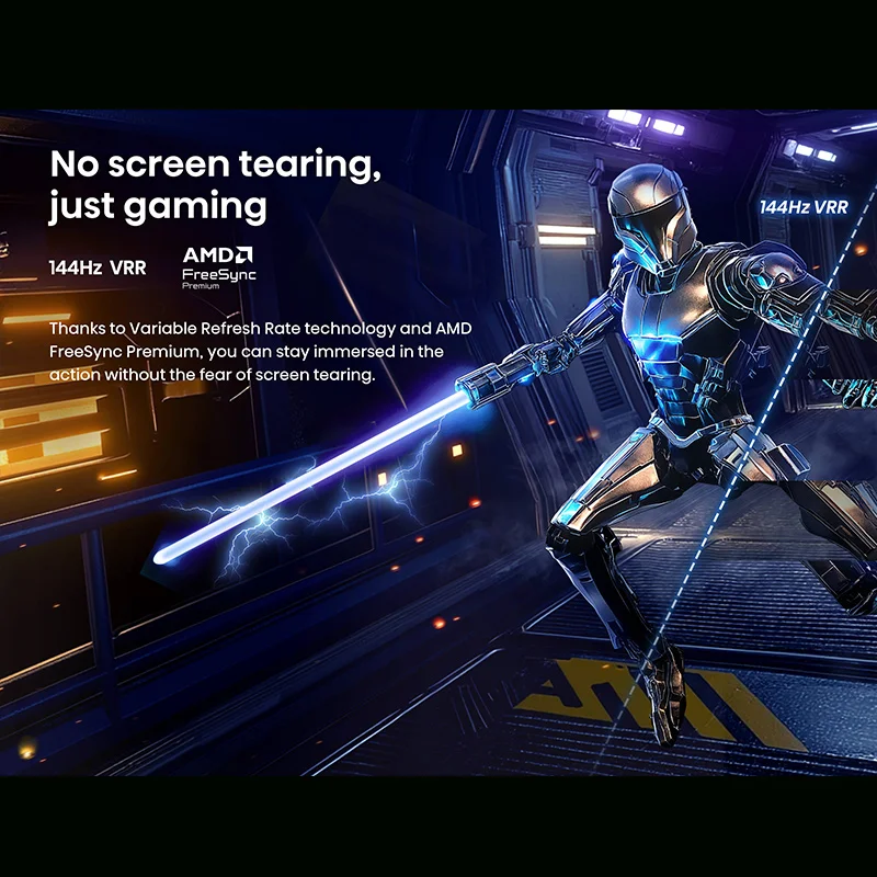 تلفزيون ألعاب Q7-55/65/75 بوصة 144 هرتز QLED، لون...