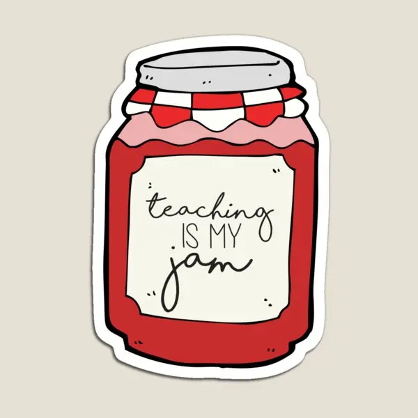 

Детские магнитные наклейки с надписью «Learning Is My Jam»