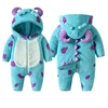 Cute Animal Costume for Toddler Baby Girl Boy Halloween Costume Long Sleeve Fuzzy Warm Fall Winter Clothes Halloween Gifts 3