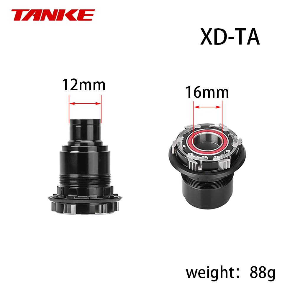 TANKE MTB Laufradsatz Freilauf XD HG MS Nabenkörper Antrieb 6 Sperrklinken Ersatz 135 QR 142 Steckachse Kappen 12MM Lager Turmbasis Reparatur – Detail 14