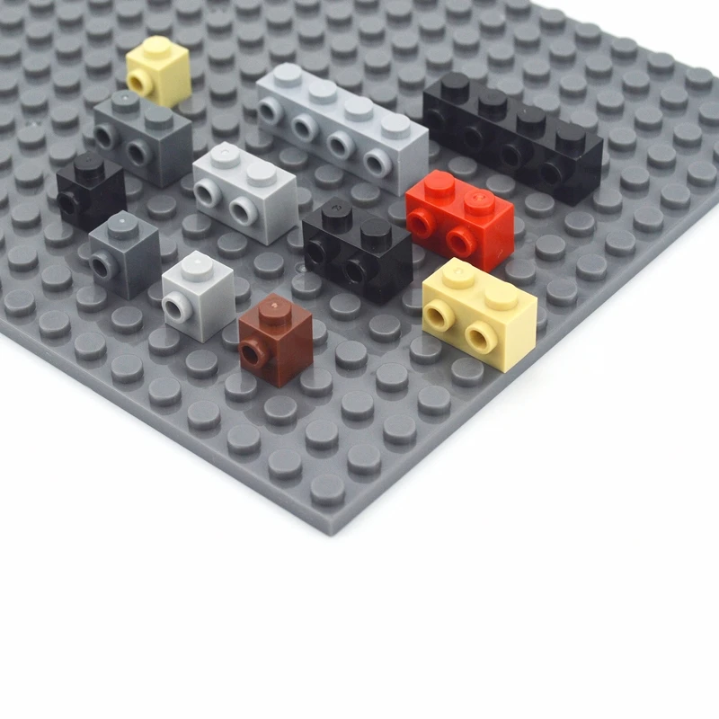 Assemble Particle 1x1 1x2 1x4 with Studs Building Blocks DIY Brick MOC ...