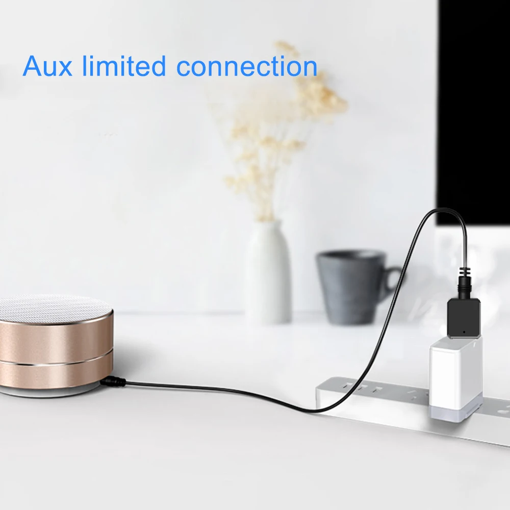 Bluetooth Adapter Bluetooth Audio Receiver Bluetooth Transceiver Adapter Audio Adapter Bluetooth Aux Adaptor Wireless Adapter USB Dongle Bluetooth 5.0 Receiver Music Speaker Microphone 3.5mm AUX Car Bluetooth Receiver Audio Adapter