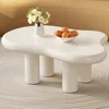 39.37" Cloud Coffee Table, Modern Coffee Table with 4 Sturdy Support Legs, Small  Coffee Table, 2.67" Thick Tabletop,Easy Match 1
