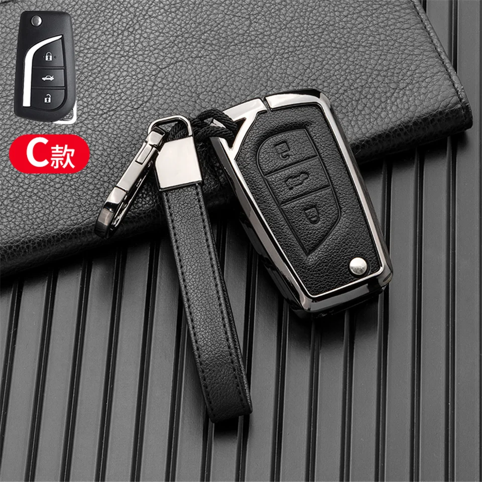 Cover per chiave/telecomando per toyota highlander rav4 izoa chr levin camry corolla reiz 2010 2011 2012 2013 2014 2015 2016 2017 2018 cover - S4b1a3e196c5a4e31a2a906d898bf01058