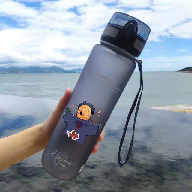Cartone animato giapponese Anime Akatsuki Cosplay Tritan BPA bottiglia d'acqua gratuita tazza spaziale bottiglia sportiva bottiglia da esterno 500ml per studente 5