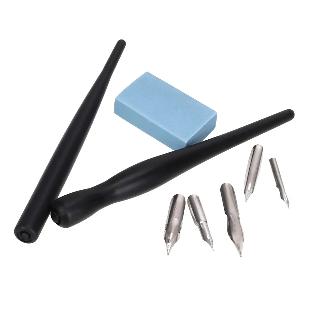 

Cartoon Dip Pen Holders Dip Pen Set for and Artists (Black)