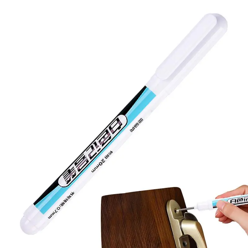 

White Ink Marker White Marker White Pen Waterproof Permanent Marker Quick Dry White Marking Pen 20mm White Wood Marker Craft Art