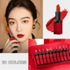 10pcs/set Retro Chinese Style Red Sexy Lip Color Lipstick Set Matte Lipstick Lasting Non Fading Color Gift Box Set Box Cosmetics 3