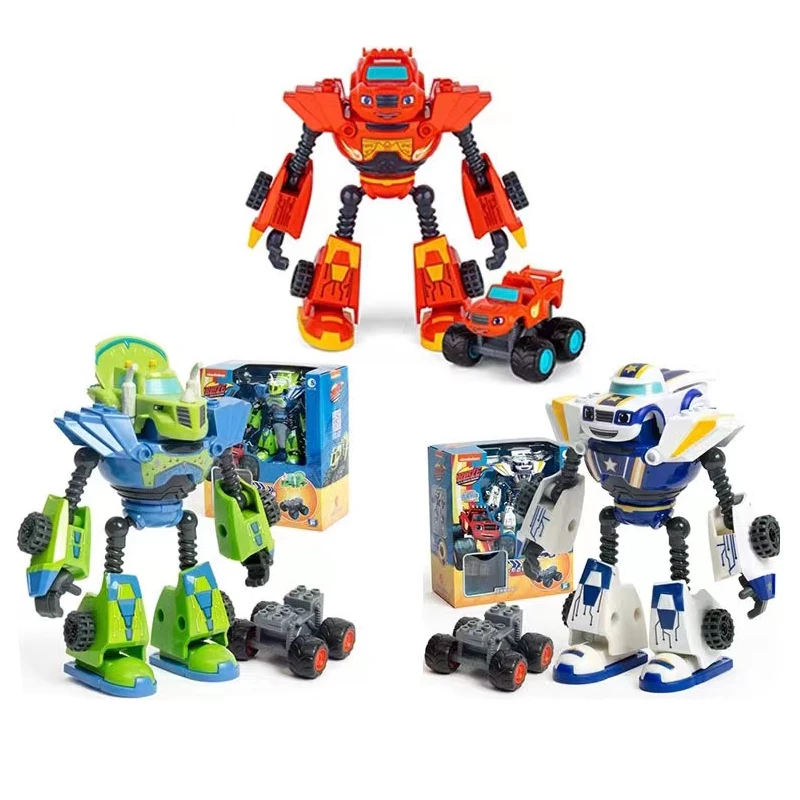 Blaze Monster Machines Action Figures: Alloy Robot Vehicle