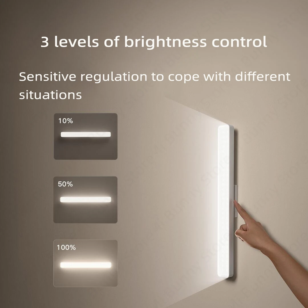 XiaoMi MIJIA Magnetic Reading Lamp LED Desk Light USB Rechargeable touch dimming Lamp Adsorption Portable Bedroom