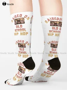 Носки приподнятые на старую школьную тематику в стиле хип-хоп, забавные носки для мужчин, Мультяшные удобные спортивные носки для лучших девушек, цвет 360 °