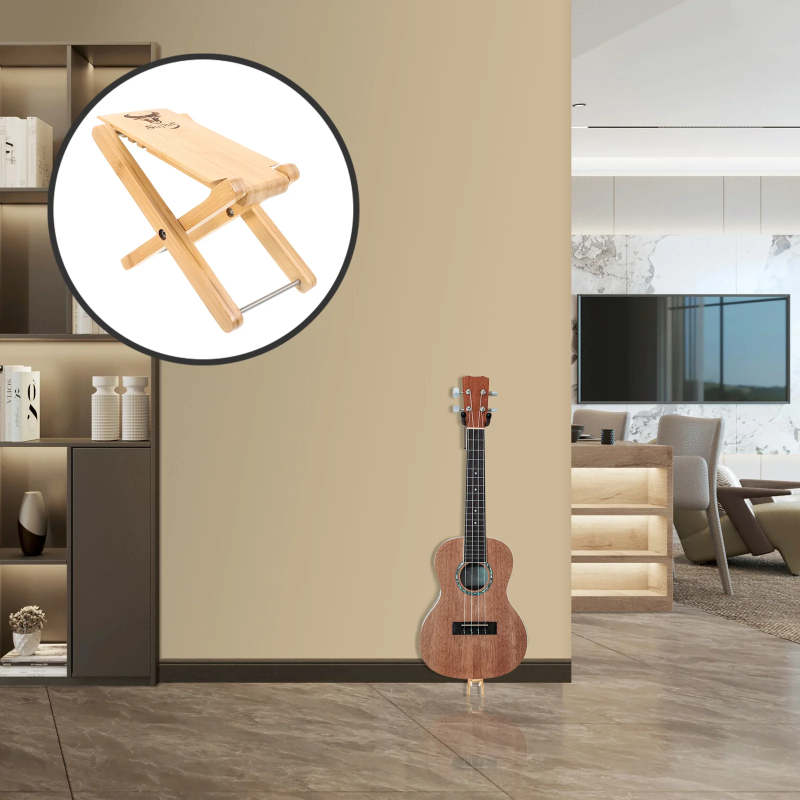 

Guitar Foot Stool Guitar Rest Guitar Bar Stool Classical Guitar Foot Stand Supply