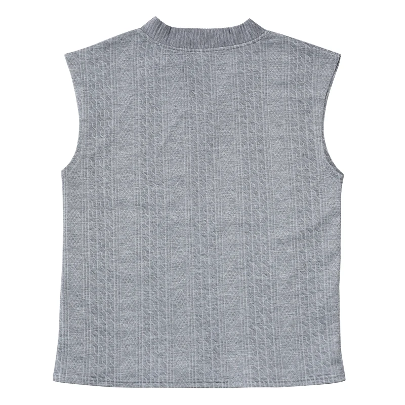 2024 Summer New Men's Set Quality Jacquard Knit Casual Sleeveless V-neck Vest Top Shorts Two-piece Men's Clothing Free Shipping S4b1a97ec111e44b59832d7b5d26c0efaU
