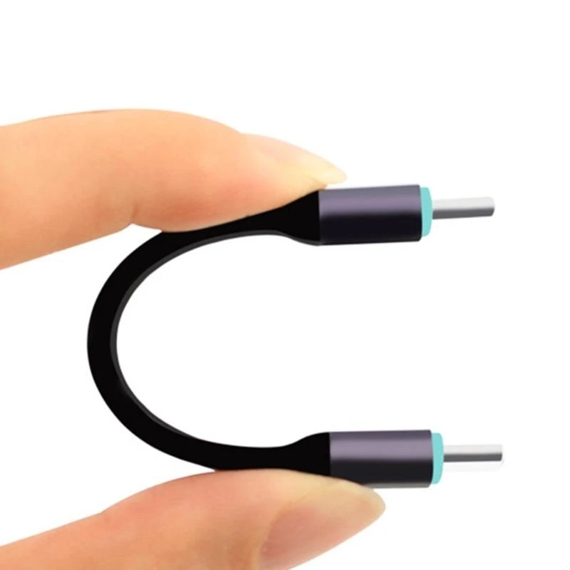 20Gbps High-Speed USB 3.2 Type-C Fast Charging Cable - Compact 10CM Length