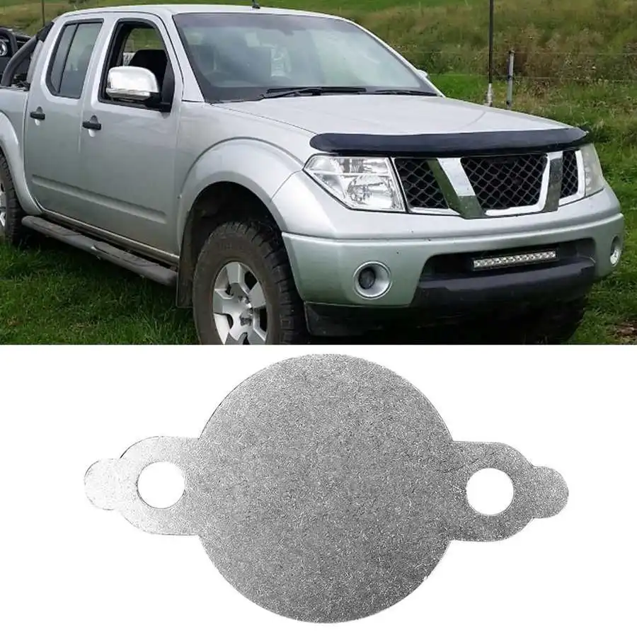 EGR 밸브 블랭킹 플레이트 닛산 Navara D40 YD25 커먼 레일 2.5L 유로 4 2006 2007 2008 2009 2010 2011 알루미늄 합금