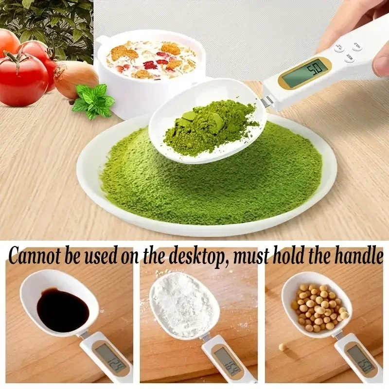Kitchen Electronic Scale 500g 0.1g LCD Digital Measuring Food Flour Digital Spoon Scale Mini Kitchen Tool for Milk Coffee