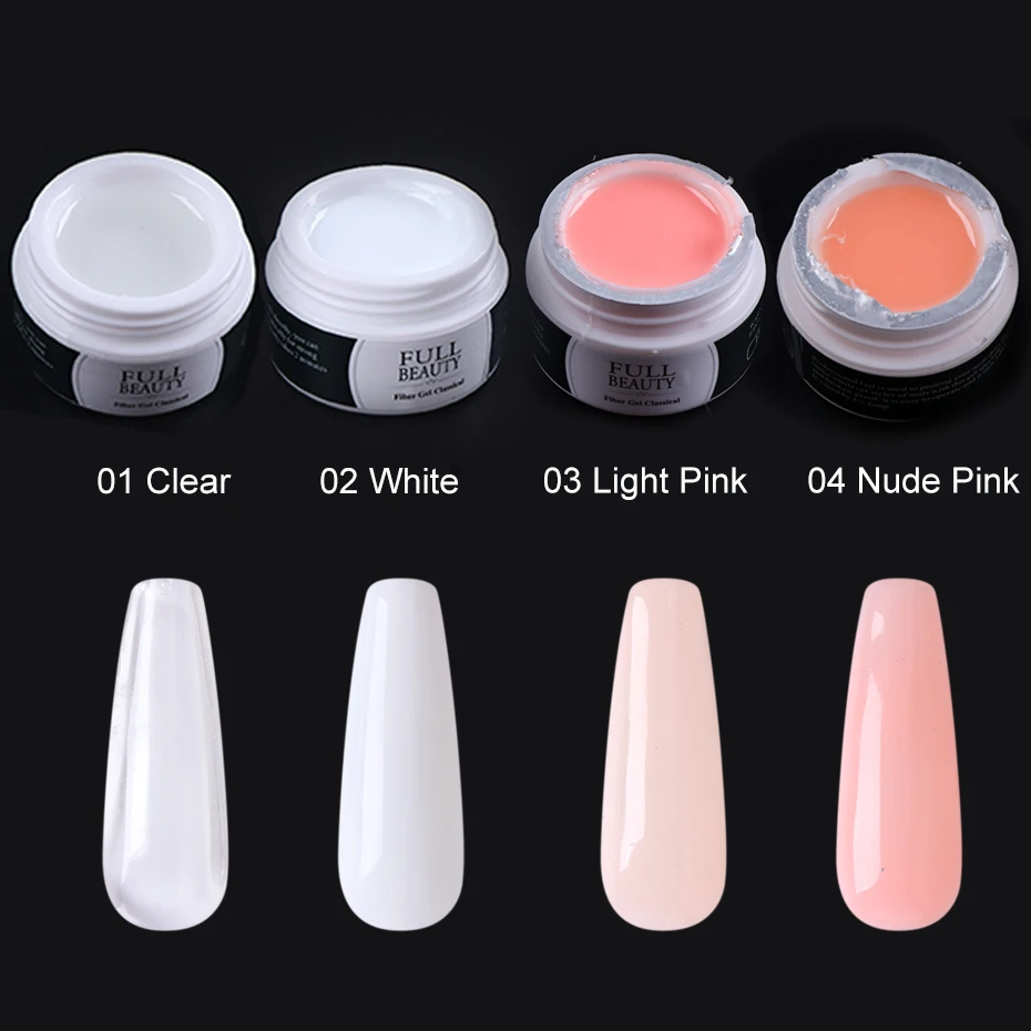 Acrylic UV Extension Nail Gel Glue Quick Building 15ml UV LED Gel Nail Forms Tips Polish Prolong Nail Varnish Construction Tools