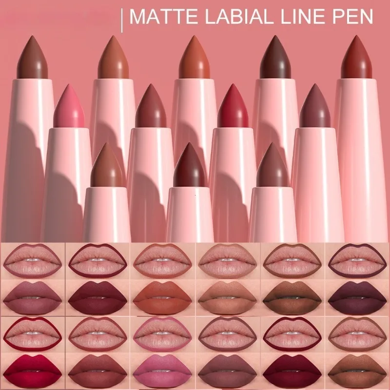 Set di penne per labbra da 6 pezzi Set di lucidalabbra a lunga durata, impermeabile, resistente al sudore, facile da colorare, che non sbiadisce, set di lucidalabbra, trucco di bellezza - immagine 6