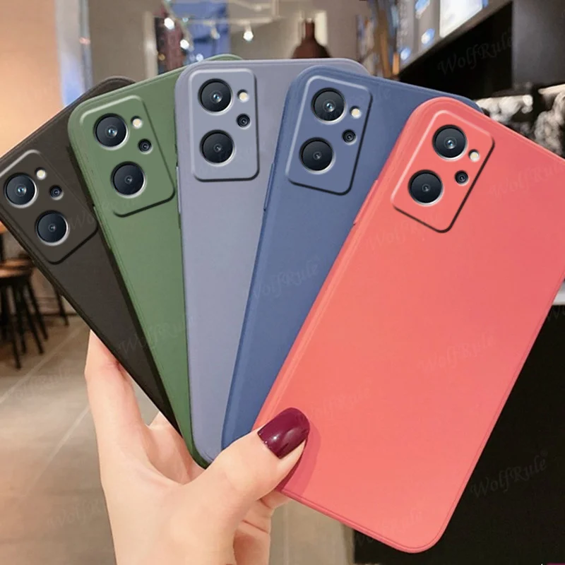 OPPO Realme 9i Case Shockproof TPU Soft Cover 8 Pro 8i phone case phone protector cover leather phone case