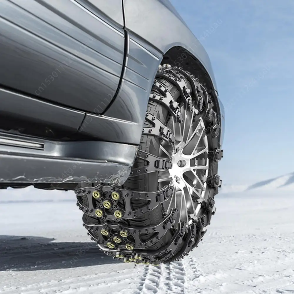2-8pcs Car Anti-Skid Snow Chain Winter TPU Car Tire Wheels Chain Ties for Tire Width165-275mm