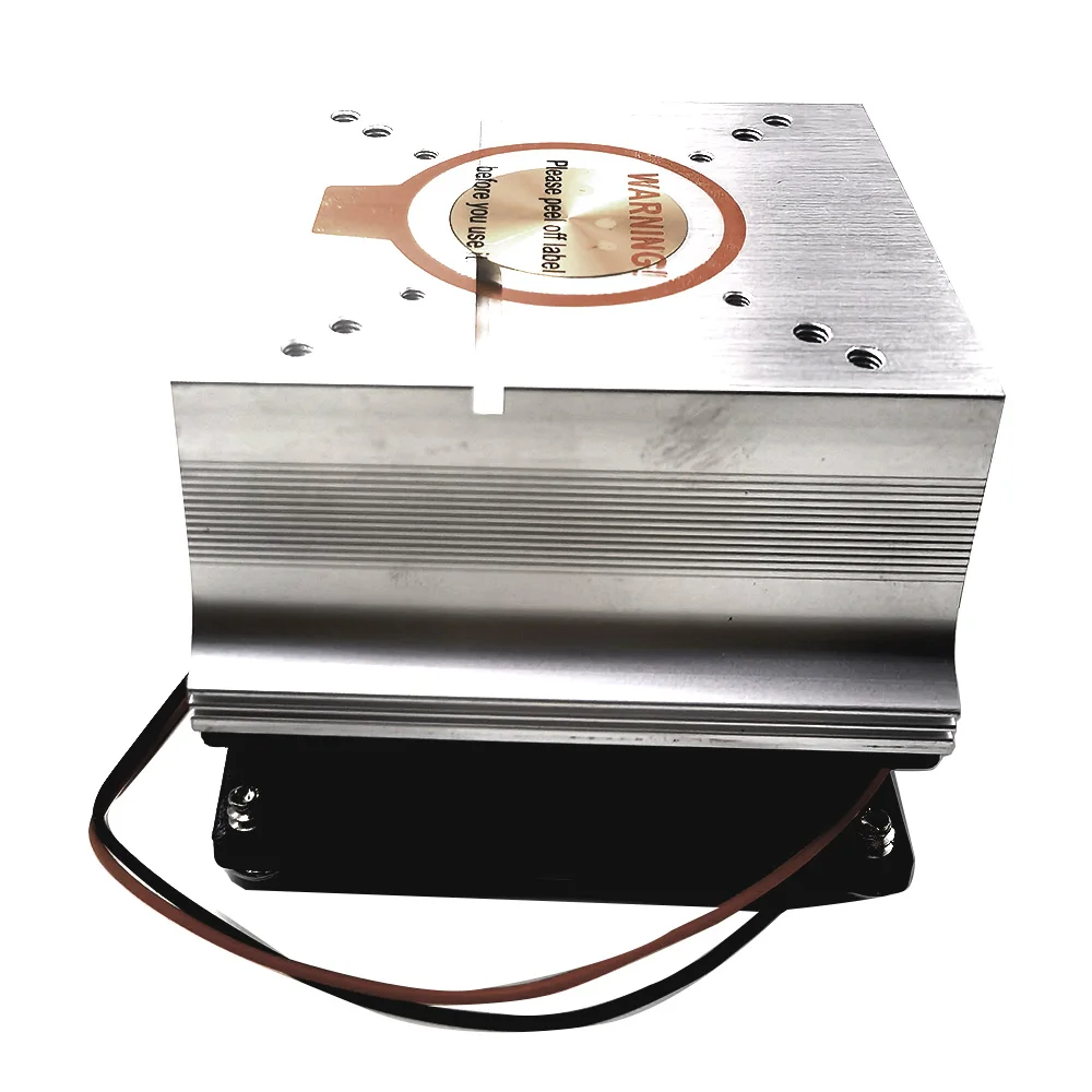Metal U Slotted Aluminium Radiator Heatsink Heat Sink 80x40x40mm Silver