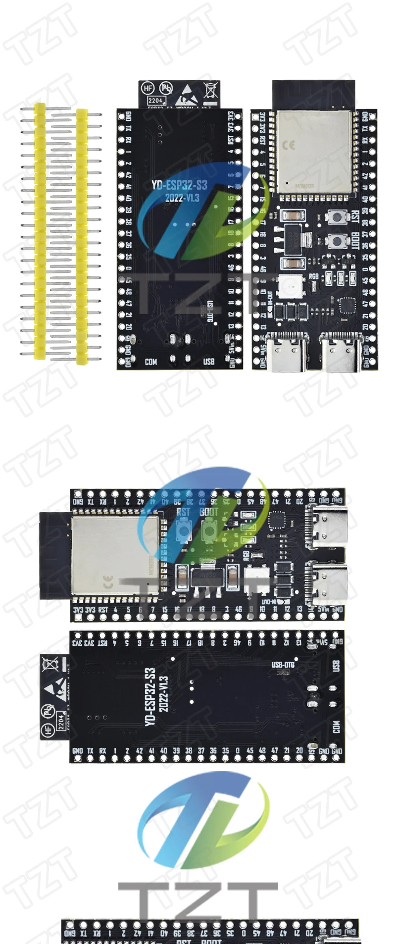 1/5 stücke ESP32-S3-DevKitC-1 TZT ESP32-S3 WiFi Bluetooth-kompatibel BLE 5,0 Mesh Entwicklung Bord ESP32 Drahtlose Modul N16R8 – Detail 10
