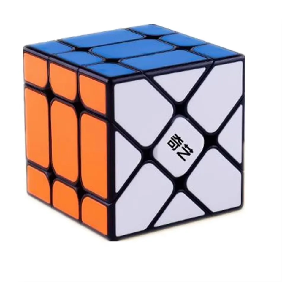 QIYI Speed Magic Cube Puzzle - Educational Toy with Black Stickers