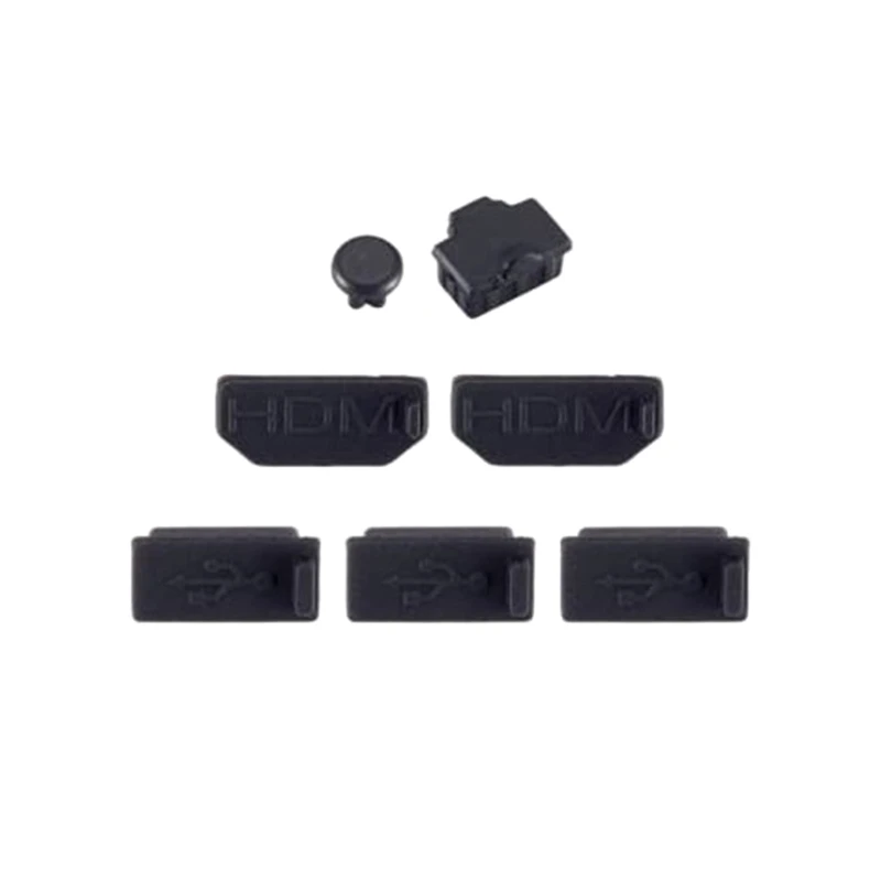 

DXAB Full Set Dust Plugs for XB One Dust-proof Stoppers Cover Silicone Plugs Dirt-against Protectors Gaming Accessories