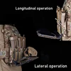 MOLLE folding navigation board, 90° rotating navigation adapter, hunting map package management panel. mobile phone holder 2