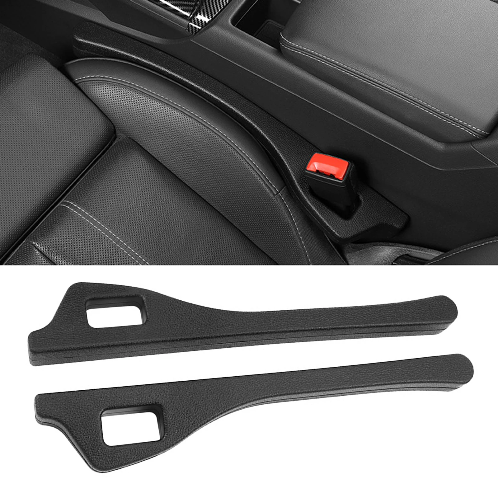 Car Seat Gap Filler Universal PU Leakproof Filling Strip AntiDrop