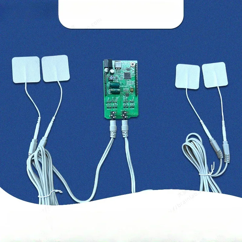 

Dual-channel nerve stimulation sensor development module for muscle nerve EMS low-frequency pulse