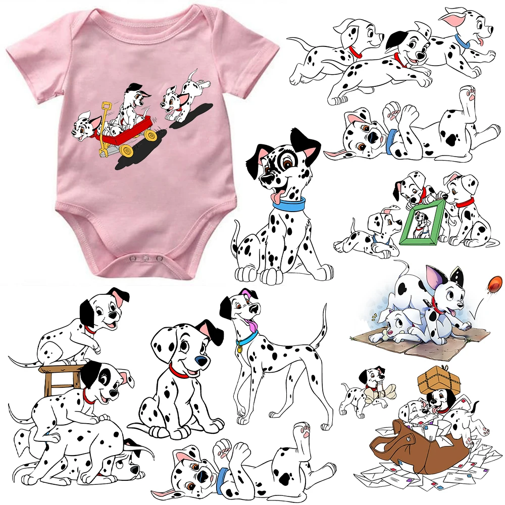 Disney 101 Dalmatians Patches For Clothing Heat Transfer Stickers Parches Termoadesivos Para Ropa Iron On Transfers For Clothing