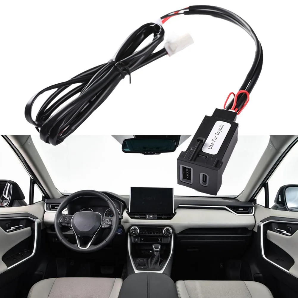 

Новейшие автомобильные Двойные USB-порты QC3.0 правое отверстие 12 В разъем быстрое зарядное устройство Используйте замену автомобильные аксессуары