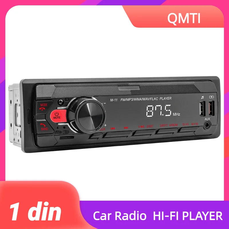 Rádio do carro 1 Din Com Bluetooth Som Automotivo MP3 Player FM Multilaser Autostereo Auto Rádios Multimídia Estéreo Frete Grátis